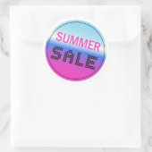 Summer Sale Sticker met een holografische gradiënt (Tas)