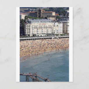 Summer San Sebastian bekken Baskenland Briefkaart