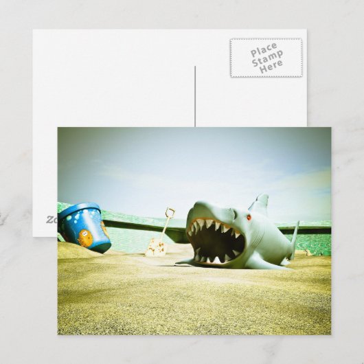 Summer Sand Box Fun 01 Briefkaart (Voorkant / Achterkant)