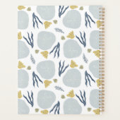 Summer Sand Dollar Seashells Beach Pattern Beach Planner (Achterkant)