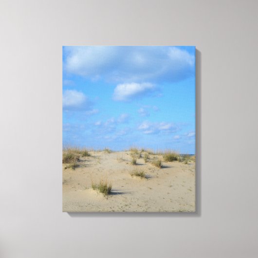 Summer Sand Dunes Canvas Afdruk (Voorkant)