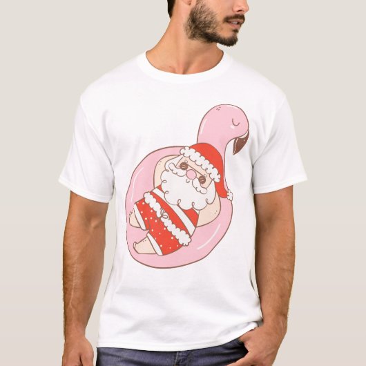 Summer Santa Claus T-shirt (Voorkant)