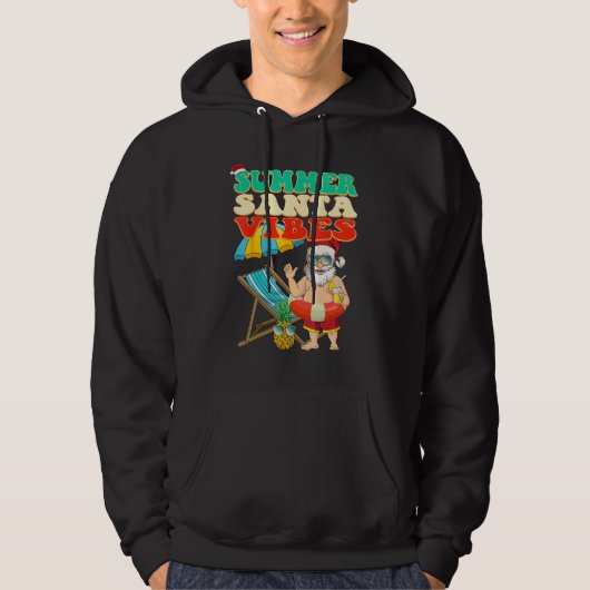 Summer Santa Vibes - July Christmas Hoodie (Voorkant)