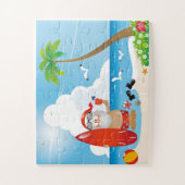 SUMMER SANTA VOOR BEACH JIGSAW PUZZLE LEGPUZZEL (Verticaal)