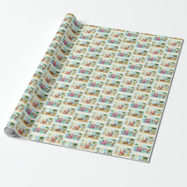 Summer Santa Wrapping Paper – Tropical Christmas B Cadeaupapier