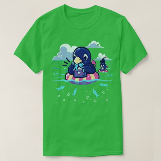 Summer Sardine Feast T-shirt (Design voorkant)