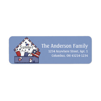 Summer Sason 4th Return Address Labels