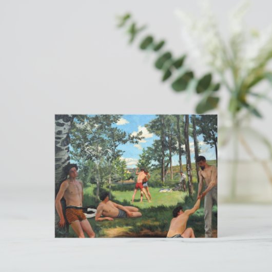 Summer Scene, 1869 Briefkaart (Staand voorkant)