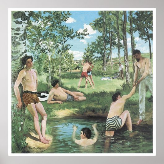 Summer Scene, 1869 Poster (Voorkant)