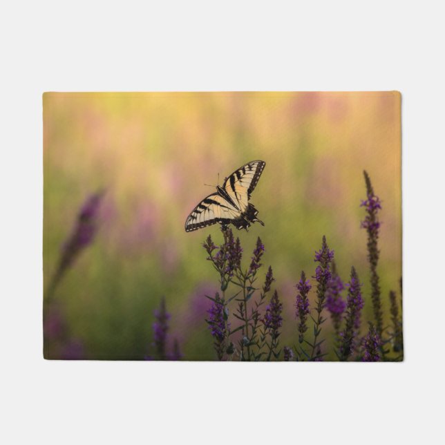 Summer Scene, Butterfly en Loosestrife Deurmat (Voorkant)
