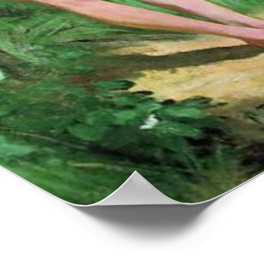 Summer Scene, Frederick Bazille Poster (Hoek)