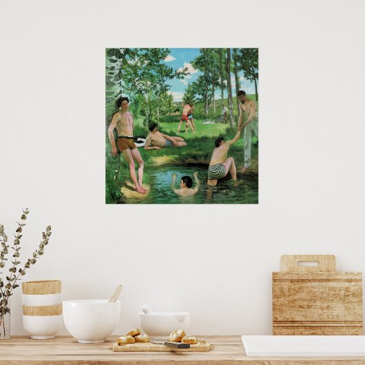 Summer Scene, Frederick Bazille Poster (Keuken)
