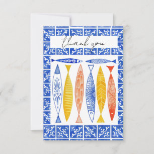 Summer School of Fish - Dankjewel Card Bedankkaart