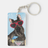 Summer Scottish Terrier Sleutelhanger (achterkant)