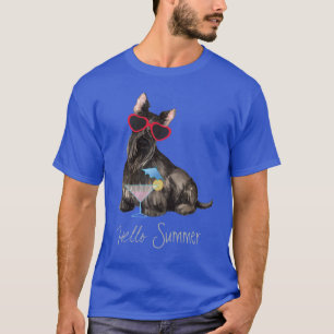 Summer Scottish Terrier T-shirt