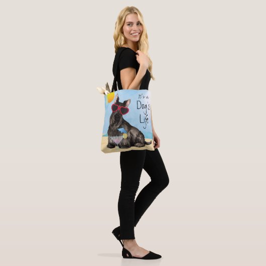 Summer Scottish Terrier Tote Bag (Op model)