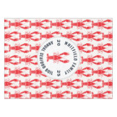 Summer Seafood Boil Family Lobster Party Custom Tafelkleed (Voorkant (Horizontaal))