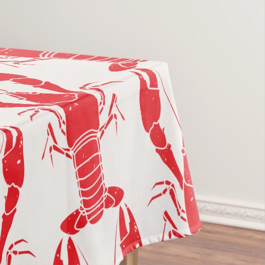 Summer Seafood Boil Family Lobster Party Custom Tafelkleed (Voorbeeld)