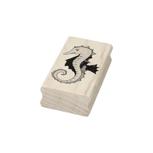 Summer Seahorse Zee Horse Seapaarden Rubber Stamp Rubberstempel (Stempel)