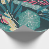 Summer seamless pattern with colorful tropical lea cadeaupapier (Hoek)