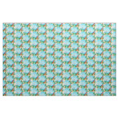 Summer Seaplane Tropical Beach Coastal Stof (Fat Quarter)