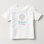Summer Seashell Birthday Party Kinder Shirts (Voorkant)