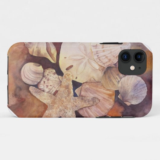 Summer Seashell-telefoondekking Case-Mate iPhone Case (Achterkant (horizontaal))