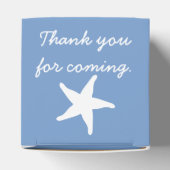 Summer Seashells in Periwinkle Favor Box Bedankdoosjes (Bovenkant)