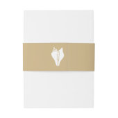 Summer Seashells in Sand Invitation Belly Band Uitnodigingen Wikkel (Achterkant Voorbeeld)