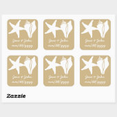 Summer Seashells in Sand Sticker (Vel)