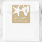 Summer Seashells in Sand Sticker (Tas)