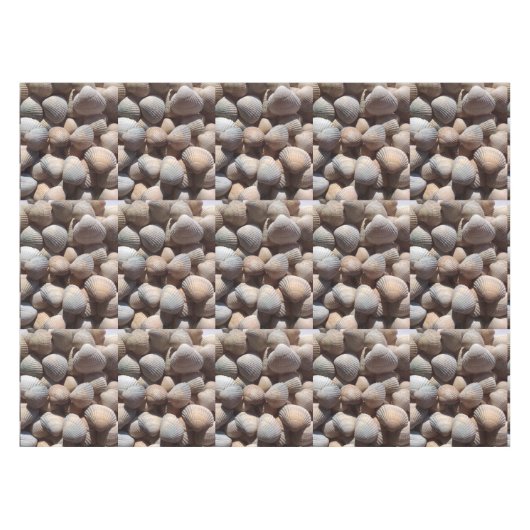 Summer, Seashells, Tablecloth Tafelkleed (Voorkant (Horizontaal))