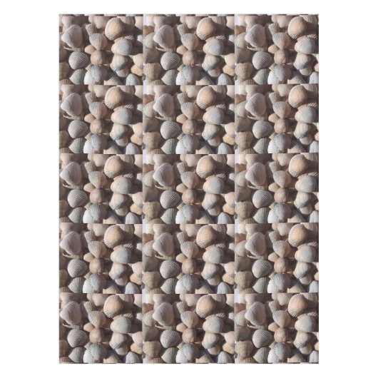 Summer, Seashells, Tablecloth Tafelkleed (Voorkant)