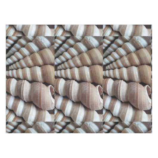 Summer, Seashells, Tablecloth Tafelkleed (Voorkant (Horizontaal))