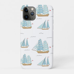 Summer Seatime Cute-jachten met zeilschip Case-Mate iPhone Case