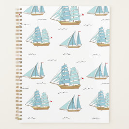 Summer Seatime Cute-jachten met zeilschip Planner