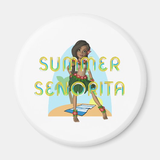 Summer Senorita Magnets Magneet (Voorkant)