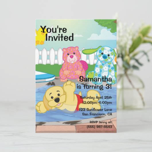 Summer Sensation Pool Kaart (Staand voorkant)