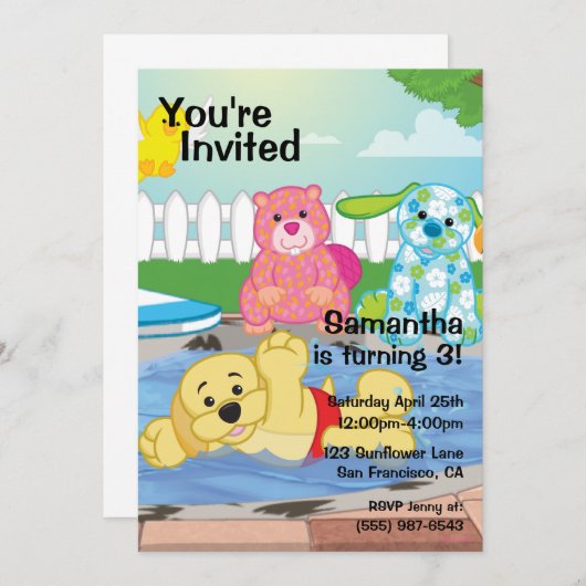 Summer Sensation Pool Kaart (Voorkant / Achterkant)