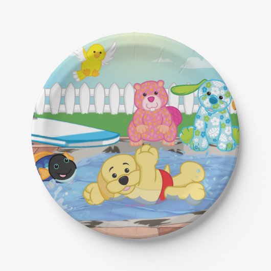 Summer Sensation Pool Papieren Bordje (Voorkant)