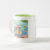 Summer Sensation Pool Tweekleurige Koffiemok (Voorkant links)