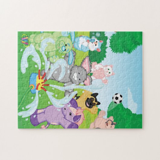 Summer Sensation Sprinkler Legpuzzel (Horizontaal)