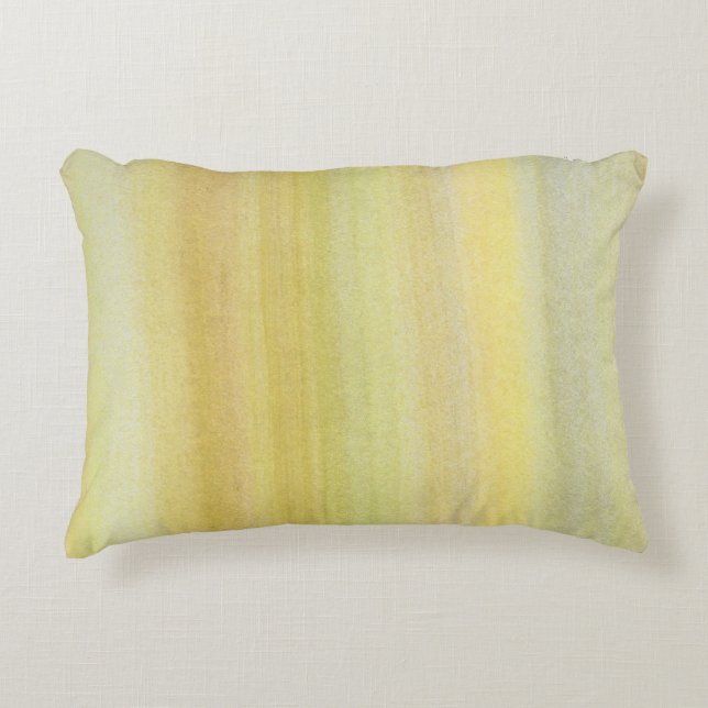 Summer Shades Waterverf Accent Kussen (Voorkant)