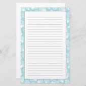 Summer Shell Pattern Briefpapier (Voorkant / Achterkant)