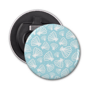 Summer Shell Pattern Button Flesopener