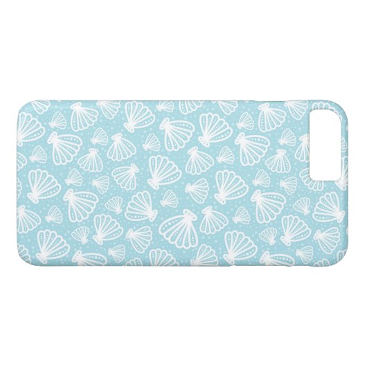Summer Shell Pattern Case-Mate iPhone Case (Achterkant (Horizontaal))
