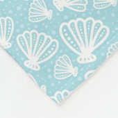 Summer Shell Pattern Fleece Deken (Hoek)