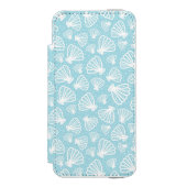 Summer Shell Pattern Incipio iPhone Portemonnee Hoesje (Voorkant Agenda)