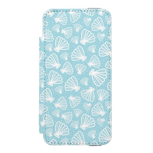 Summer Shell Pattern Incipio iPhone Portemonnee Hoesje (Voorkant Agenda)