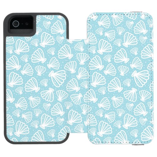 Summer Shell Pattern Incipio iPhone Portemonnee Hoesje (Agenda Open)